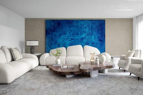 Sonia J. - Blue Luminous - Caeli collection - XXXL, Antiek en Kunst, Kunst | Schilderijen | Modern