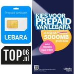 Koop hier uw Lebara prepaid simkaart | inclusief €5 + 50MB, Verzenden, Nieuw, Overige providers, Prepaidkaart