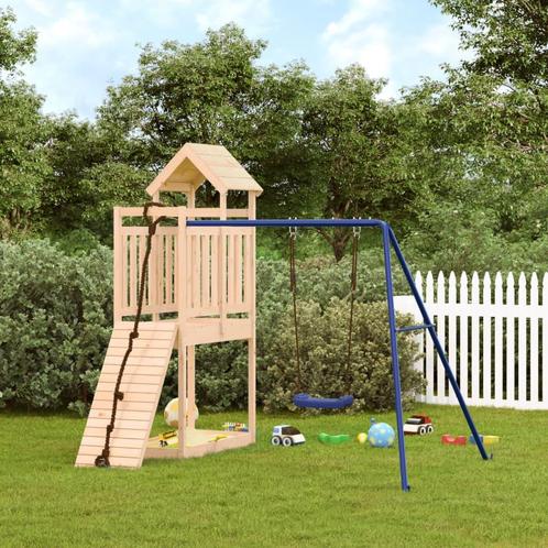 vidaXL Speelhuis massief grenenhout, Kinderen en Baby's, Speelgoed | Buiten | Speeltoestellen, Nieuw, Verzenden