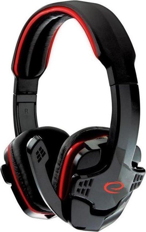 Gaming Headset met microfoon - PC, Windows  - Rood/Zwart, Telecommunicatie, Mobiele telefoons | Oordopjes, Verzenden