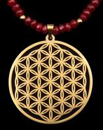 Rubis - Ketting Heilige Levensbloem: Harmonie &
