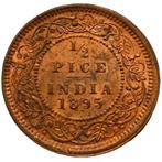 Brits India. Victoria. 1/2 Pice 1895 Calcutta Mint (Zonder