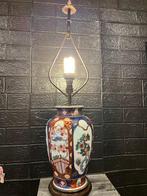 Tafellamp - Porselein, Hout, Messing, Metaal - gedecoreerd