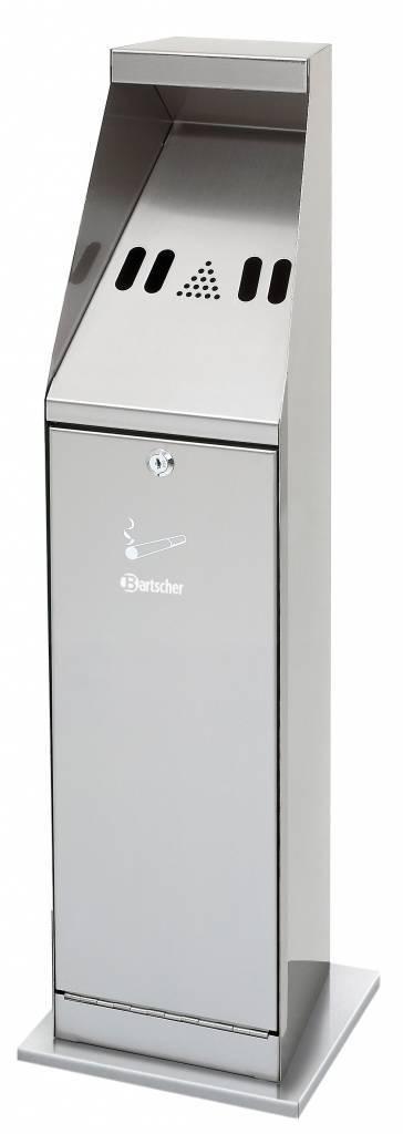 Staande asbak stalen behuizing | 24(B)x24(D)x87(h) cm, Zakelijke goederen, Horeca | Keukenapparatuur, Verzenden
