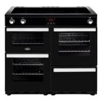 €2149 Belling Cookcentre 100 Ei Inductie fornuis Zwart, Ophalen of Verzenden, Nieuw