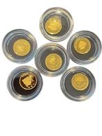 Gouden wereldmunten 0,73 gram goud (diverse landen), Postzegels en Munten, Munten en Bankbiljetten | Verzamelingen, Verzenden