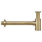 Differnz sifon met muurbuis - mat goud, Verzenden, Nieuw