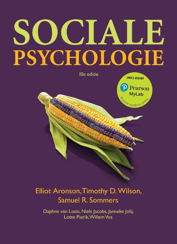 Sociale psychologie 10e editie met MyLab NL to 9789043039178, Boeken, Studieboeken en Cursussen, Zo goed als nieuw, Verzenden