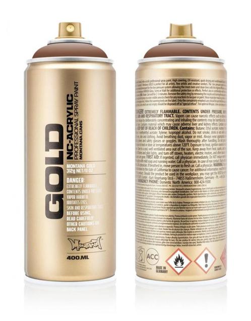 Montana Gold G1450 Hot Chocolate 400 ml, Doe-het-zelf en Verbouw, Verf, Beits en Lak, Nieuw, Ophalen of Verzenden