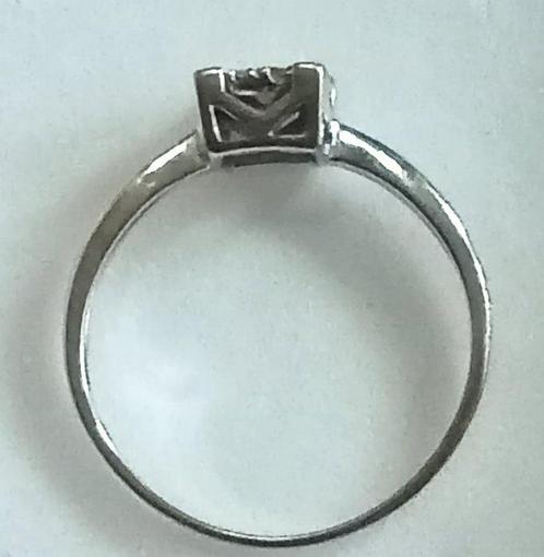 Zonder Minimumprijs - Ring - 18 karaat Witgoud Diamant, Sieraden, Tassen en Uiterlijk, Ringen