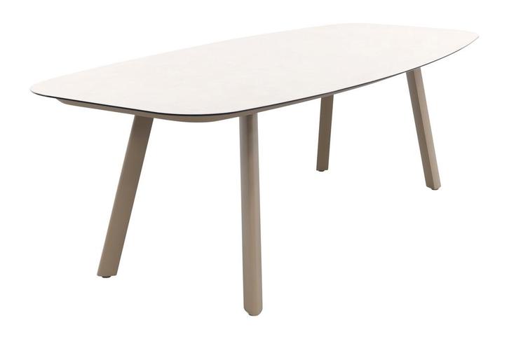 Taste Manolo tuintafel 240x103 cm. - Deens ovaal - Latte, Tuin en Terras, Tuintafels, Nieuw, Overige materialen, Rond, Verzenden