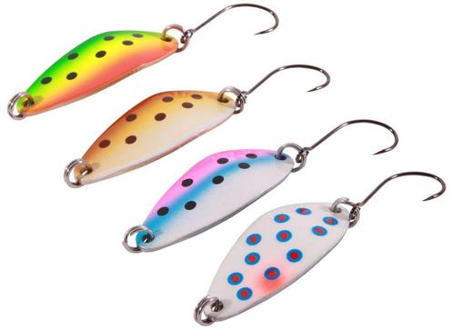 Ultimate ultralight spoon selection size 2 7g 4pcs, Watersport en Boten, Hengelsport | Algemeen, Overige typen, Nieuw, Verzenden