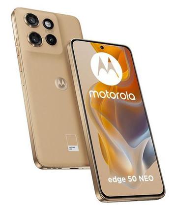 Motorola - Edge 50 Neo - 256GB - Pantone Latte (Smartphone) beschikbaar voor biedingen