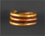 Ca 1000 Bc Western Europa Bronze Age goud hair ring goud, Verzenden