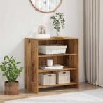vidaXL Dressoir Bruin 70 x 41 x 75 cm Bewerkt hout, Verzenden, Nieuw, Overige houtsoorten, Minder dan 50 cm