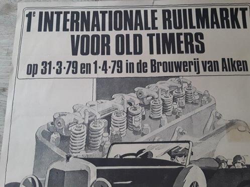 S. Faure - 1e Internationale Ruilmarkt voor Old Timers -, Antiek en Kunst, Kunst | Tekeningen en Foto's