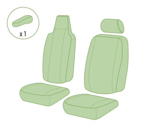 Stoelhoezen set Opel Combo Electric 2023+  Stof, Auto-onderdelen, Interieur en Bekleding, Verzenden