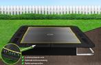 Flat to the ground Trampoline Rechthoekig Capital Play Black, Ophalen of Verzenden, Nieuw