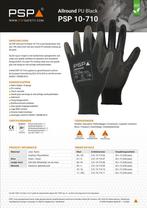 Werkhandschoenen PSP 10-710 Allround PU Black Nylon (zwart), Tuin en Terras, Heren, Nieuw, Ophalen of Verzenden, Handschoenen