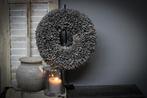 Krans Bakuli dark grey 40 cm, Huis en Inrichting, Woonaccessoires | Kransen, Ophalen of Verzenden, Nieuw