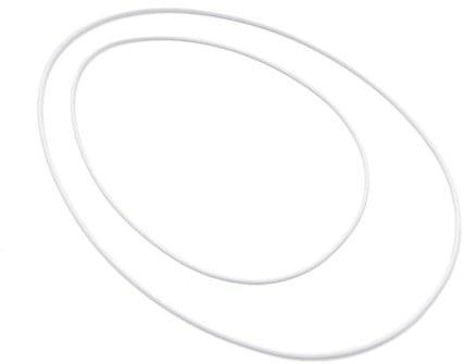 Metalen Frame Ei ring White hangend 24x35 cm, Huis en Inrichting, Woonaccessoires | Kunstplanten en Kunstbloemen, Nieuw, Ophalen of Verzenden