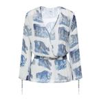 Silvian Heach • witte blouse met katten • 36 (IT42), Verzenden, Wit, Nieuw, Silvian Heach