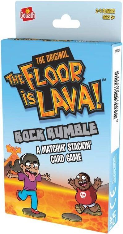 The Floor is Lava - Lava Rush Kaartspel | Goliath -, Hobby en Vrije tijd, Gezelschapsspellen | Kaartspellen, Nieuw, Verzenden