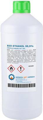 Wmm Chemie Bio ethanol 99 1 liter, Nieuw, Verzenden