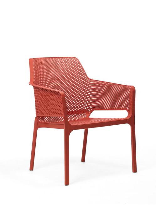 Nardi Net Relax Stoel Fiberglas - Corallo, Tuin en Terras, Tuinstoelen, Ophalen of Verzenden
