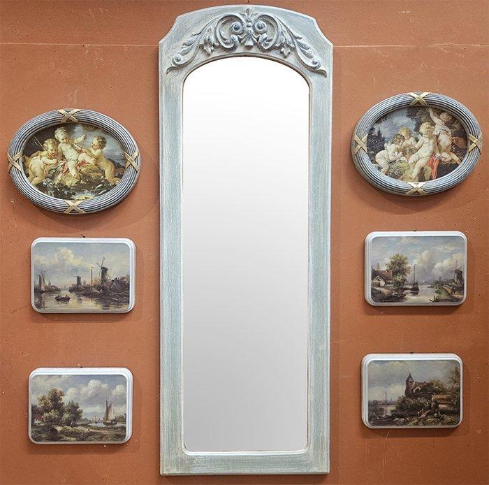 Spiegel (7) - Hout, Antiek en Kunst, Curiosa en Brocante