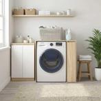 vidaXL Wasmachinekast met opslag Sonoma 87 x 60 x 89 cm, Verzenden, Nieuw