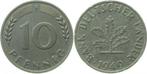 Duitsland Probe 10 Pfennig 1949 F Zink J 378 zaponiert, Verzenden