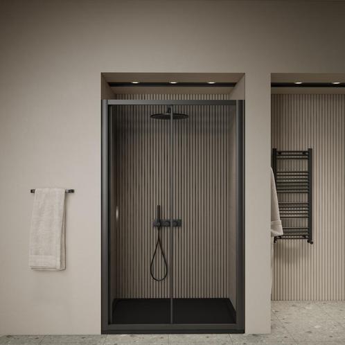 Schuifdeur BWS Arema 140x190 cm Profiel Zwart, Doe-het-zelf en Verbouw, Sanitair, Douche, Nieuw, Ophalen of Verzenden