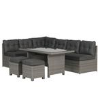 Garden Impressions Lapa lounge dining set 5-delig - grijs, Tuin en Terras, Tuinsets en Loungesets, Nieuw, Verzenden