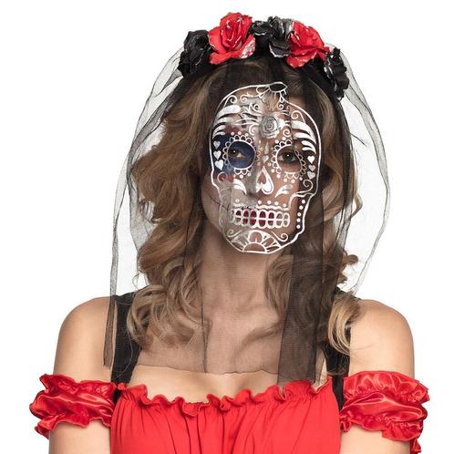 Halloween Haarband La Calavera, Hobby en Vrije tijd, Feestartikelen, Nieuw, Verzenden