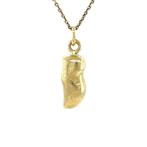 Gouden vintage klomp hanger 14 kt, Ophalen of Verzenden, Nieuw