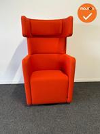 Bene Parcs Wing Chair - Fauteuil - Refurbished - Rood gestof, Werkplek, Ophalen of Verzenden, Gebruikt, Overige typen