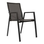 Stapelstoel Tarragona nuance - zwart, Huis en Inrichting, Stoelen, Ophalen of Verzenden, Nieuw, Zwart