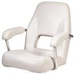 Bieden: Vetus Master white marine fixed pilot seat - CHFASW, Ophalen of Verzenden, Nieuw