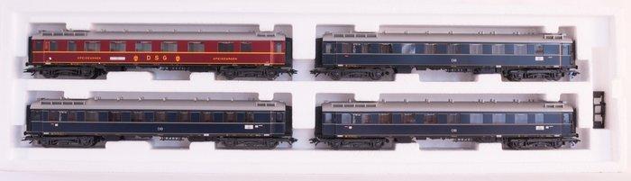 Märklin H0 - 42281 - Treinset (4) - DB sneltrein - Wagenset, Hobby en Vrije tijd, Modeltreinen | H0