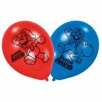 Super Mario Ballonnen 23cm 6st, Hobby en Vrije tijd, Feestartikelen, Verzenden, Nieuw