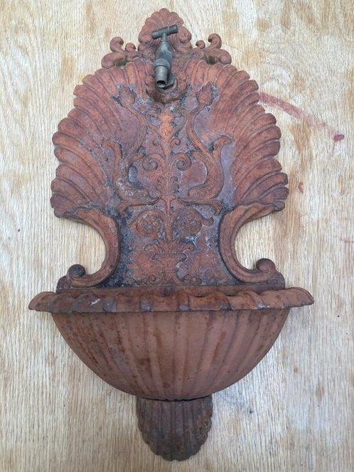 Fontein - 1940-1950 - Zinken muurfountain, Antiek en Kunst, Curiosa en Brocante
