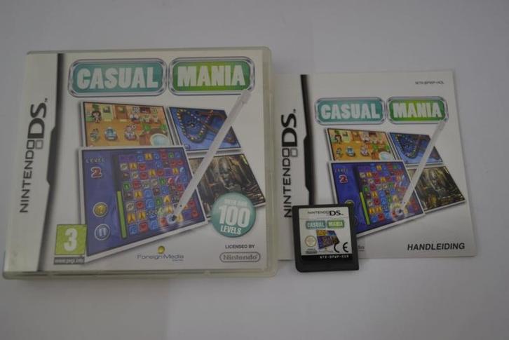 Casual Mania (DS HOL), Spelcomputers en Games, Games | Nintendo 2DS en 3DS, 1 speler, Zo goed als nieuw, Verzenden