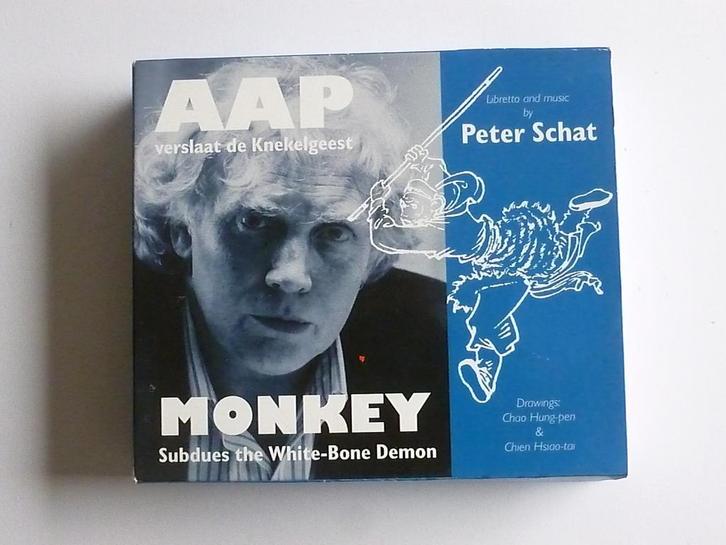 Peter Schat - Aap verslaat de Knekelgeest, Cd's en Dvd's, Cd's | Klassiek, Zo goed als nieuw, Verzenden