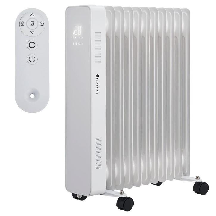 Elektrische verwarming - 2500 Watt - Wit - Incl. Wifi  App, Doe-het-zelf en Verbouw, Verwarming en Radiatoren, 800 watt of meer