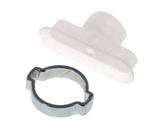 15x5mm Ovaal vlak siliconen Helder Vacuümzuignap Slag 1mm, Verzenden, Nieuw