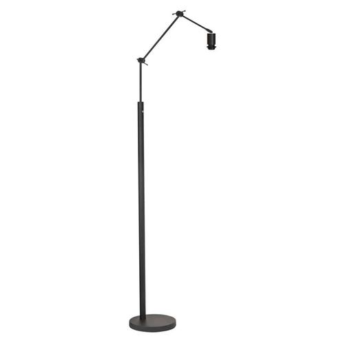 Highlight Kantelbare vloerlamp Zwart E27 Incl. dimmer 170 cm, Huis en Inrichting, Lampen | Vloerlampen, Metaal, Ophalen of Verzenden