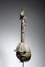Zeldzaam ceremoniële bronzen lepel - Tikar - Kameroen, Antiek en Kunst