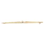 Gouden vintage broche met diamant 14 kt, Ophalen of Verzenden, Nieuw