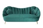 Sofa Arielle 220cm Fluweel turquoise/ 40752